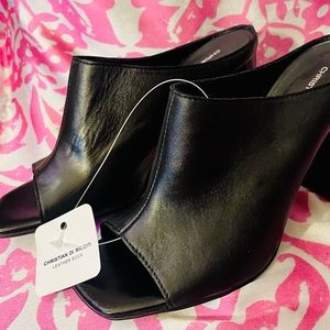 Brand new Christian di Rocco wedges leather size 38